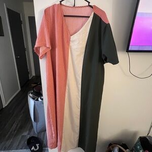 Colorblock Maxi Dress